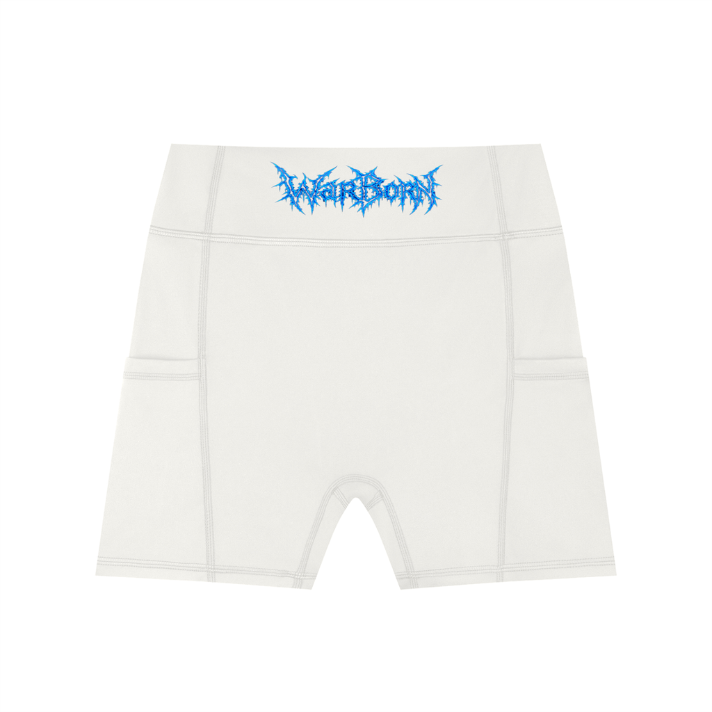 Women's High-Waisted Pocket Biker Shorts