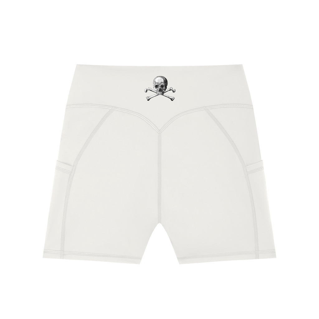Women's High-Waisted Pocket Biker Shorts